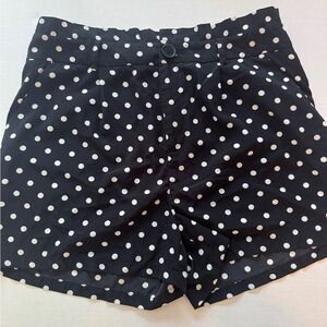 Forever 21 High Waist Black and White Polka Dot Shorts